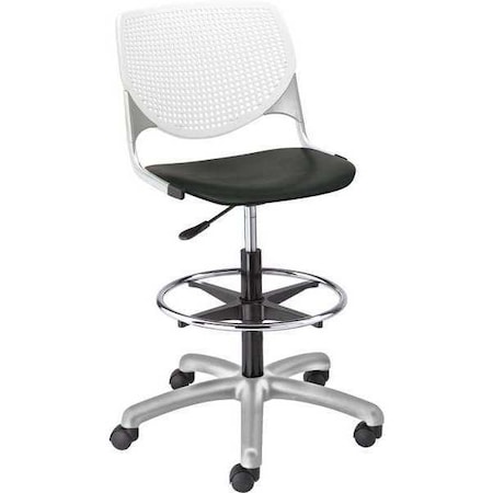 Poly Adjustable Stool, Perforated Back MPN:DS2300-BP08-SP10