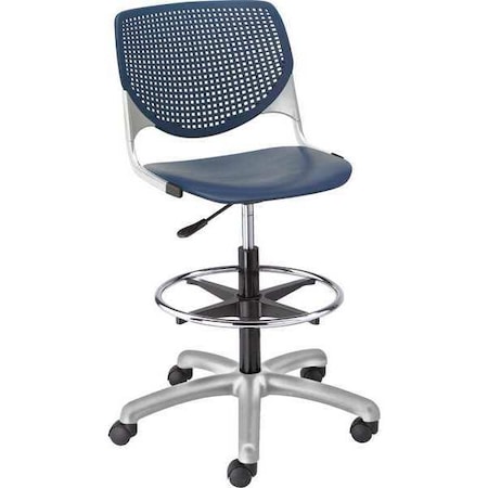Poly Adjustable Stool, Perforated Back MPN:DS2300-P03