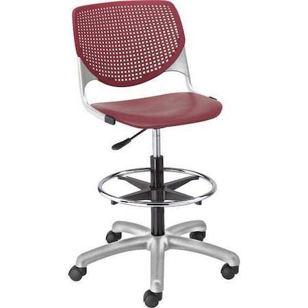 Poly Adjustable Stool, Perforated Back MPN:DS2300-P07