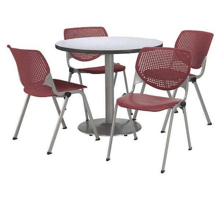 Round 36 W, 36 L, 29 H, Laminate Top, Grey MPN:T36RD-B1922SL-GN-2300-P07