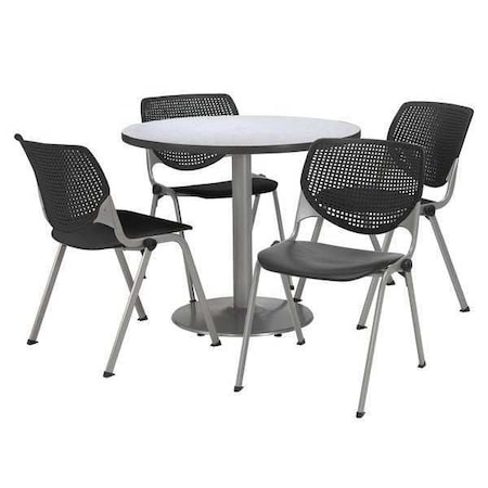 Round 36 W, 36 L, 29 H, Laminate Top, Grey MPN:T36RD-B1922SL-GN-2300-P10