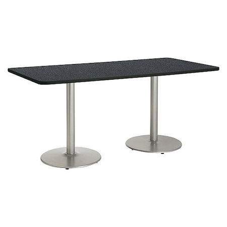 Rectangle 96 W, 42 L, 36 H, High Pressure Laminate Top, Graphite MPN:T4296-B1922-SL-GRN-31
