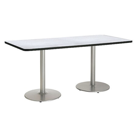 Rectangle 96 W, 42 L, 36 H, High Pressure Laminate Top, Grey MPN:T4296-B1922-SL-GYN-31