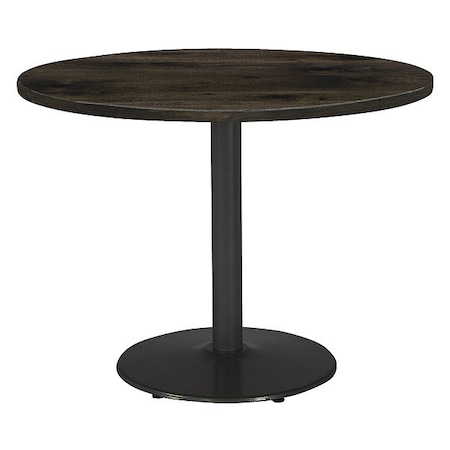 Round 42 L, 42 W, 29 H, Wood Top, Barnwood MPN:T42RD-B1922BK-LFT-BN