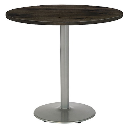 Round 42 L, 42 W, 41 H, Wood Top, Barnwood MPN:T42RD-B1922SL-38-LFT-BN