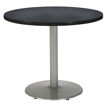 Round Ped Table, Graph Nebula/Silver, 42
