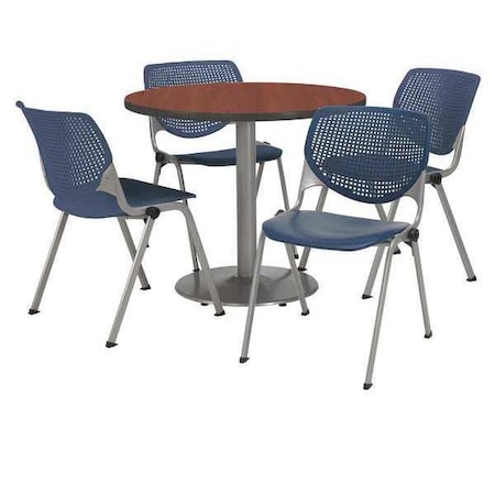 Round Breakroom Table And Chair Set, 31