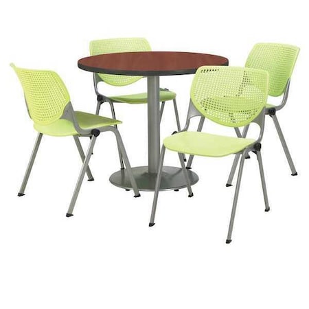 Round Breakroom Table And Chair Set, 31