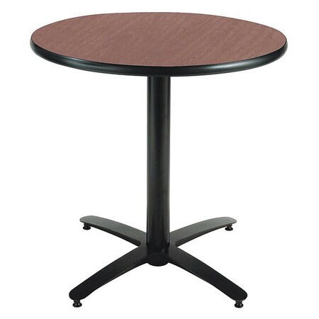 Round Bistro Table, HPL Top, Mahogany MPN:T42RD-B2125-MH