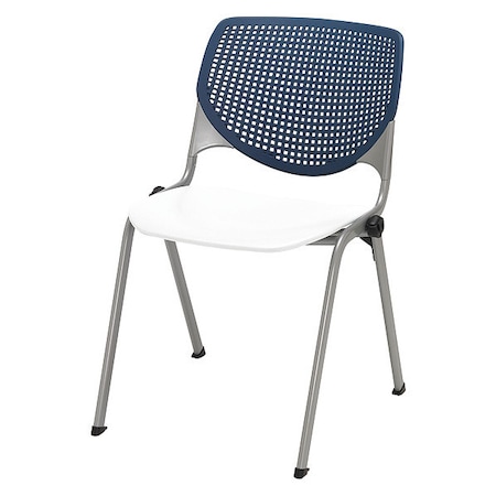 Poly Stack Chair, Navy Back MPN:2300-BP03-SP08