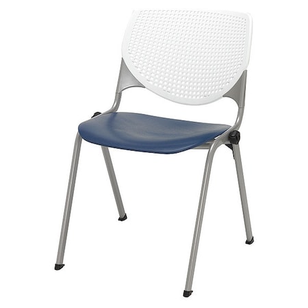 Poly Stack Chair, Navy Seat MPN:2300-BP08-SP03