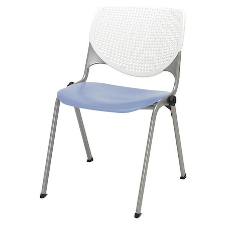 Poly Stack Chair, Peri Blue Seat MPN:2300-BP08-SP20