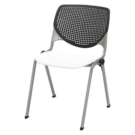 Poly Stack Chair, Black Back MPN:2300-BP10-SP08