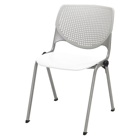 Poly Stack Chair, Lt Grey Back MPN:2300-BP13-SP08