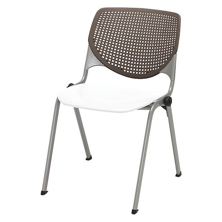 Poly Stack Chair, Brwnstne Back MPN:2300-BP18-SP08