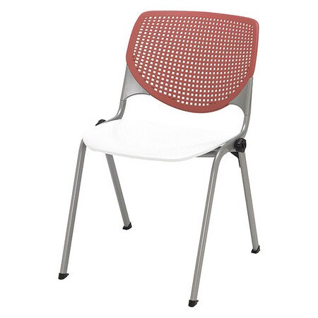 Poly Stack Chair, Coral Back MPN:2300-BP41-SP08