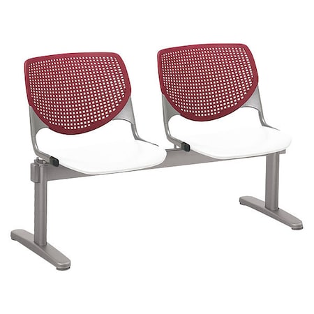 Kool Beam Seat Beam Seating, Tan Back, 47 in W 22” L 31” H, Polypropylene Seat MPN:2300BEAM2-BP07-SP08