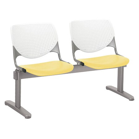 Kool Beam Seat Beam Seating, 47 in W 22 in L 31 in H, Polypropylene Seat MPN:2300BEAM2-BP08-SP12