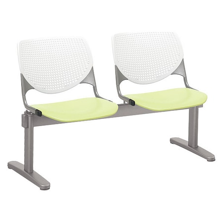 Kool Beam Seat Beam Seating, Tan Back, 47 in W 22 in L 31 in H, Polypropylene Seat MPN:2300BEAM2-BP08-SP14
