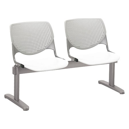Kool Beam Seat Beam Seating, Gray Back, 47 in W 22” L 31” H, Polypropylene Seat MPN:2300BEAM2-BP13-SP08