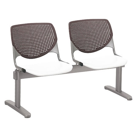 Kool Beam Seat Beam Seating, 47 in W 22 in L 31 in H, Polypropylene Seat MPN:2300BEAM2-BP18-SP08