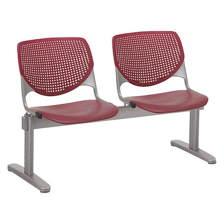 Kool Beam Seat Beam Seating, 47 in W 22 in L 31 in H, Polypropylene Seat MPN:2300BEAM2-P07