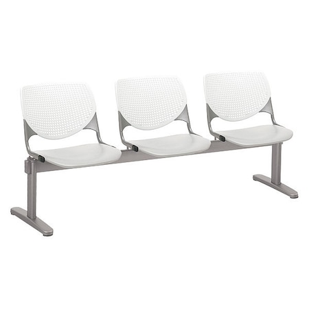Kool Beam Seat Beam Seating, Gray Back, 71 in W 22