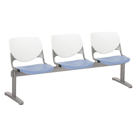 Kool Beam Seat Beam Seating, Tan Back, 71 in W 22