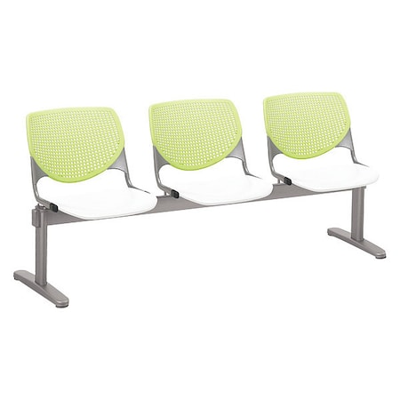 Kool Beam Seat Beam Seating, Tan Back, 71 in W 22