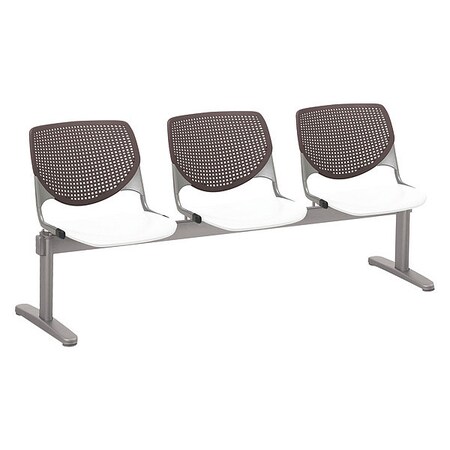 Kool Beam Seat Beam Seating, Tan Back, 71 in W 22