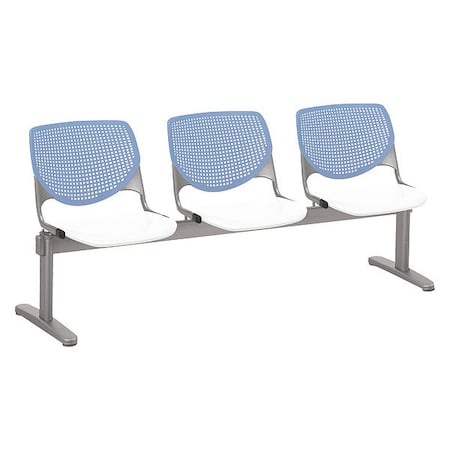 Kool Beam Seat Beam Seating, Tan Back, 71 in W 22