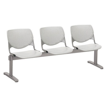 Kool Beam Seat Beam Seating, Gray Back, 71 in W 22