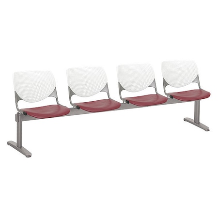 Kool Beam Seat Beam Seating, Tan Back, 95 in W 22