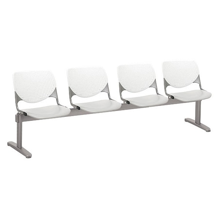 Kool Beam Seat Beam Seating, Gray Back, 95 in W 22