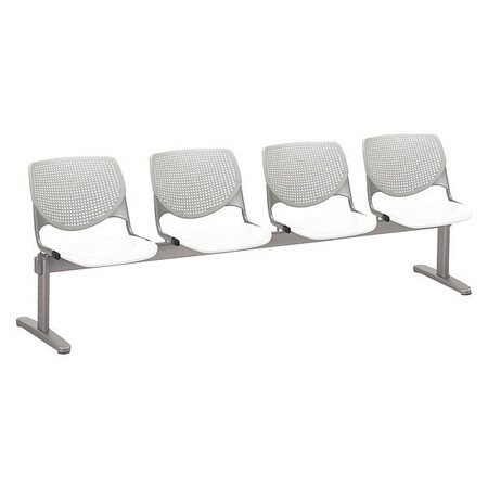 Kool Beam Seat Beam Seating, Gray Back, 95 in W 22
