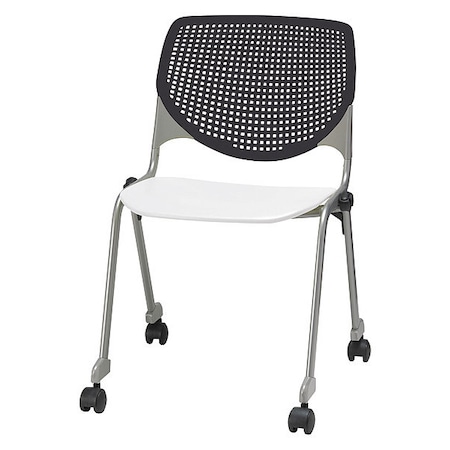 Poly Stack Chair, Black Back MPN:CS2300-BP10-SP08