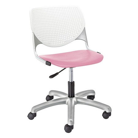 Poly Task Chair, Pink Seat MPN:TK2300-BP08-SP38