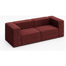 KFI Studios Conversa 2 Person Sofa Connelly Firefinch Fabric 8000-48RC/48LC-Connelly-Firefinch
