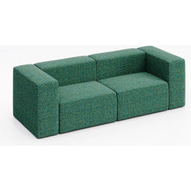 KFI Studios Conversa 2 Person Sofa Connelly Peacock Fabric 8000-48RC/48LC-Connelly-Peacock
