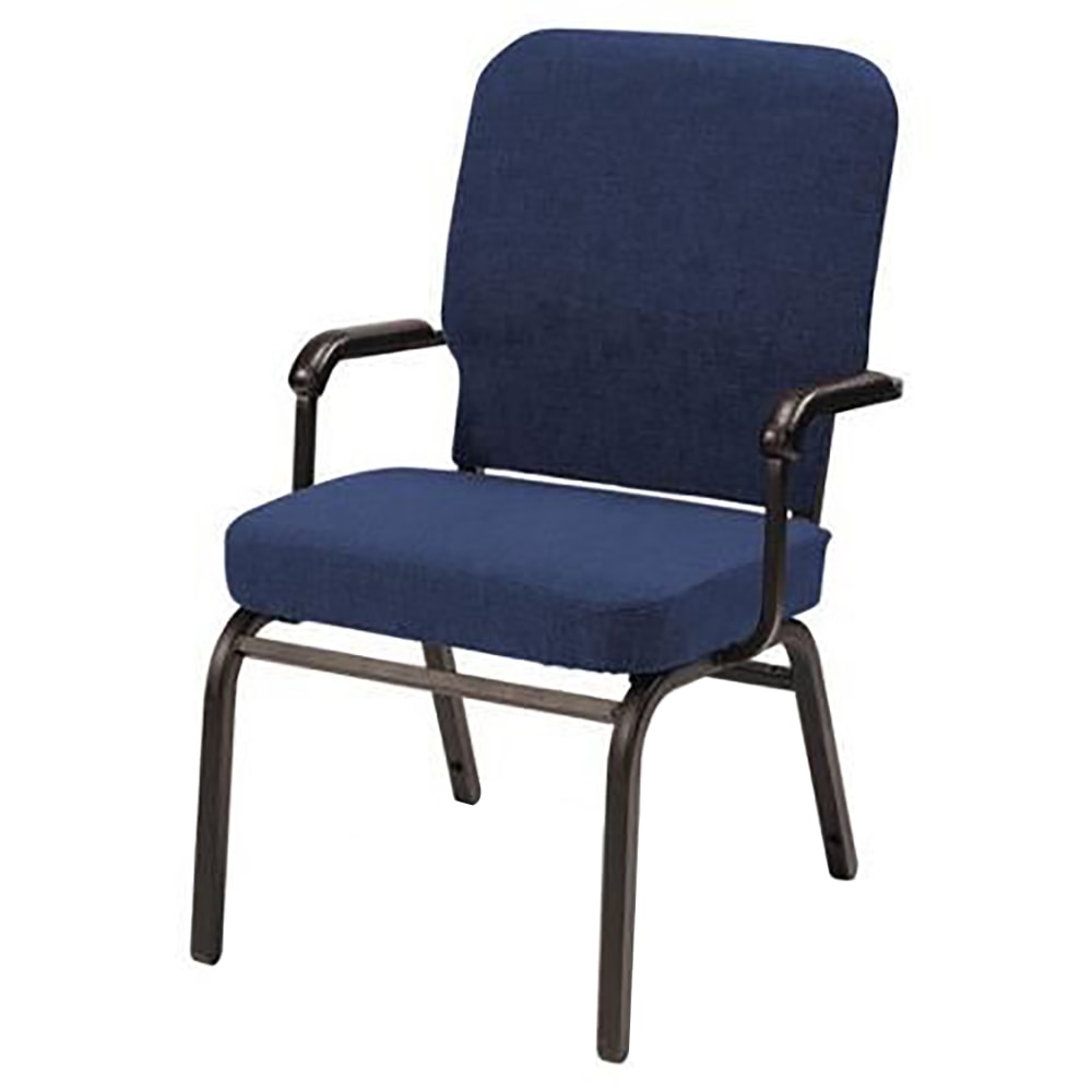KFI Studios Big And Tall Stacking Chair, Navy MPN:HTB1041SB-3301