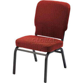 KFI Oversized Church Chair - Armless - Stacking - Toreador Fabric/Black Frame HTB1040SB-3215