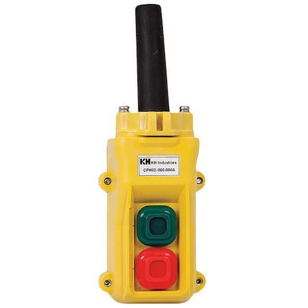 PendantCntrlStation, DeadEnd, 2Buttn, Ylw MPN:CPH02-A00-000A