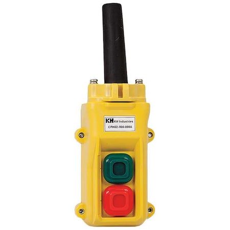 PendantCntrlStation, DeadEnd, 2Buttn, Ylw MPN:CPH02-B00-000A