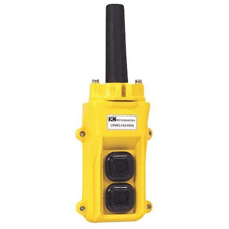 PendantCntrlStation, DeadEnd, 2Buttn, Ylw MPN:CPH02-D00-000A