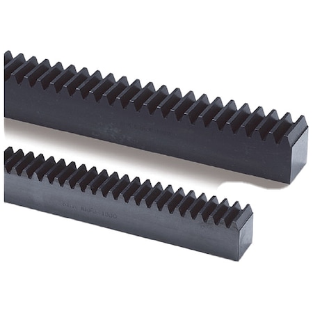 Gear Rack, Carbon Steel, Black Oxide, Metric MPN:SRF0.5-300