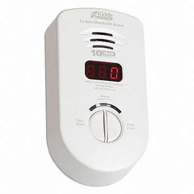 Carbon Monoxide Alarm 5-39/64in. H MPN:KN-COP-DP-10YL