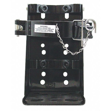 Fire Extinguisher Mounting Bracket, Steel, For 10 lb Tank Weight, For Use With PROPLUS10, PRO10TCM MPN:366242