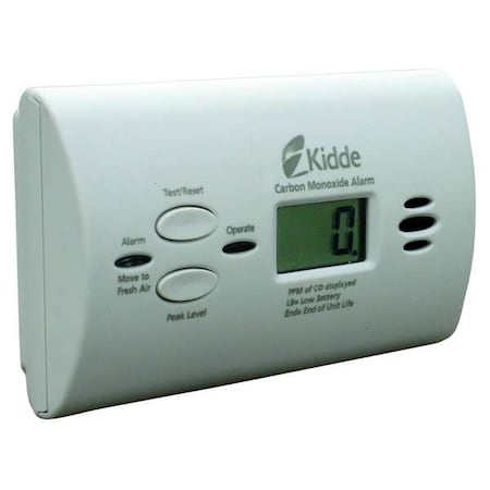 Carbon Monoxide Alarm, 85 dB at 10 ft, (3) AA Batteries, Electrochemical Battery Backup: Yes MPN:KN-COPP-B-LPM