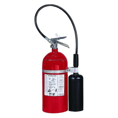 Fire Extinguisher, 10 lb Capacity, Class BC, UL Rating10B:C, Carbon Dioxide MPN:PRO10CDM
