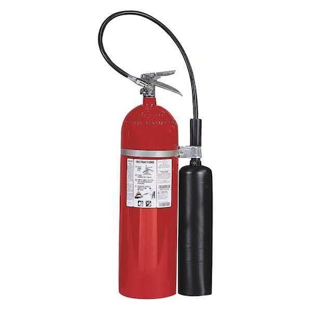 Fire Extinguisher, 15 lb Capacity, Class BC, UL Rating10B:C, Carbon Dioxide MPN:PRO15CDM